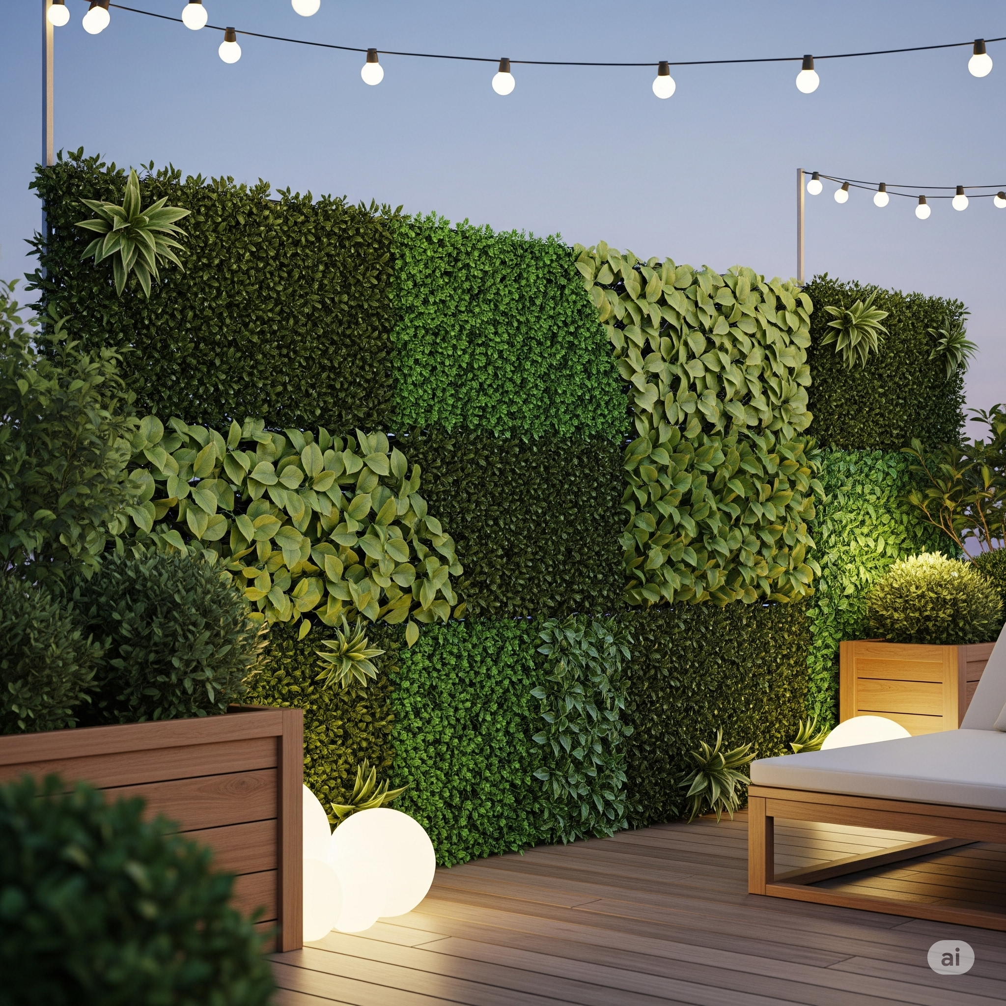 Artificial Privacy Leaf Screen 6